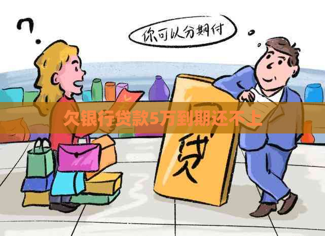 欠银行贷款5万到期还不上
