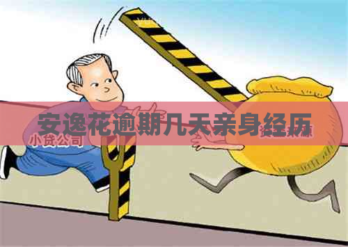 安逸花逾期几天亲身经历