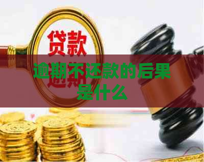 逾期不还款的后果是什么