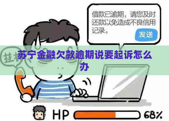 苏宁金融欠款逾期说要起诉怎么办