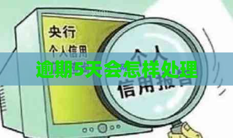 逾期5天会怎样处理