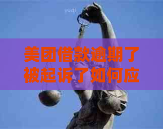 美团借款逾期了被起诉了如何应对