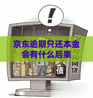 京东逾期只还本金会有什么后果