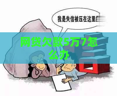 网贷欠款5万7怎么办
