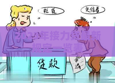 2023年接力贷最新规定一览表