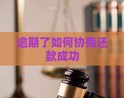 逾期了如何协商还款成功