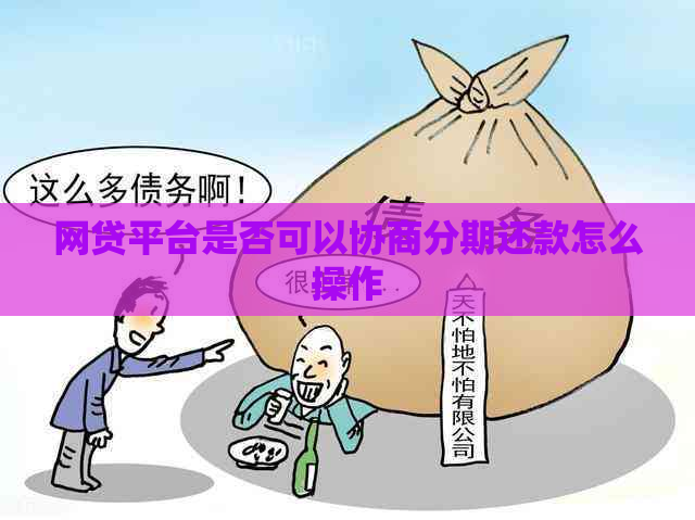 网贷平台是否可以协商分期还款怎么操作