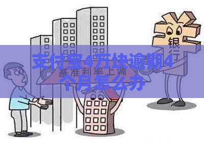 支付宝4万块逾期4个月怎么办