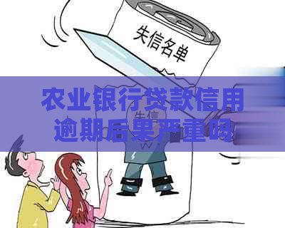 农业银行贷款信用逾期后果严重吗