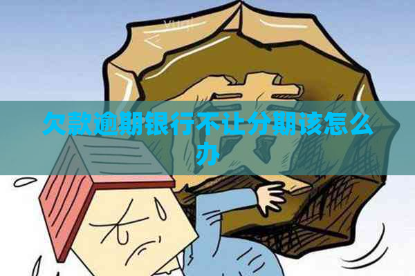 欠款逾期银行不让分期该怎么办