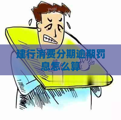 建行消费分期逾期罚息怎么算