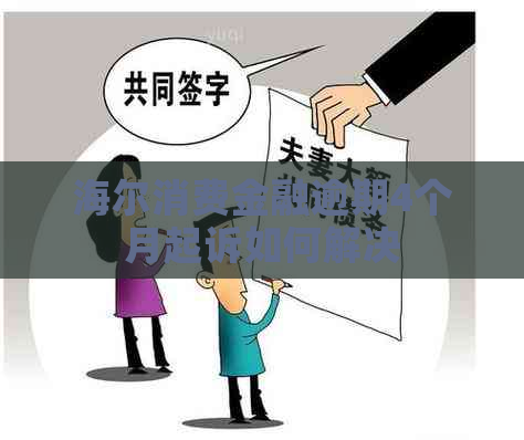 海尔消费金融逾期4个月起诉如何解决