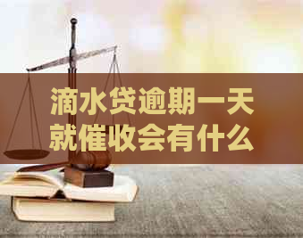 滴水贷逾期一天就会有什么后果吗