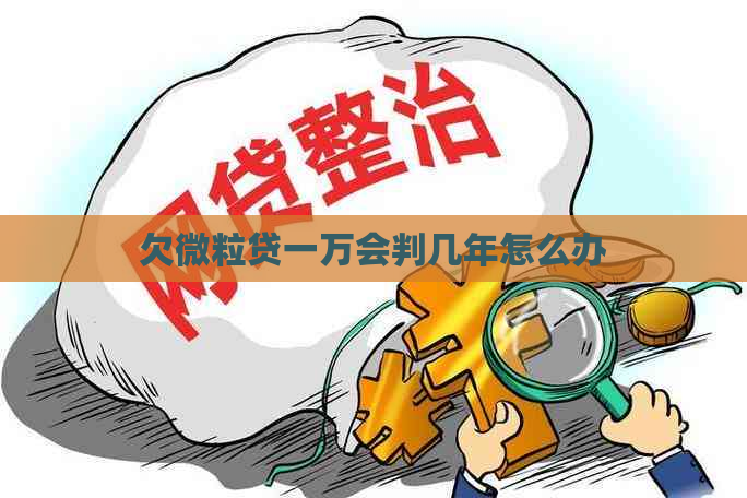 欠微粒贷一万会判几年怎么办