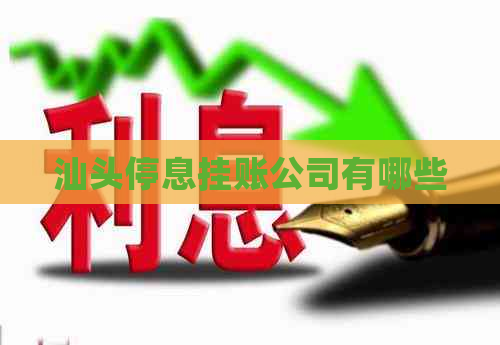 汕头停息挂账公司有哪些