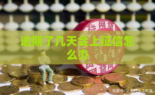 逾期了几天会上怎么办