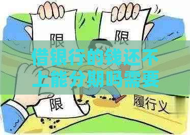 借银行的钱还不上能分期吗需要什么条件