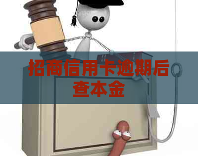 招商信用卡逾期后查本金