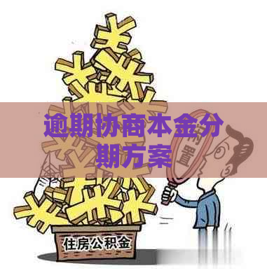 逾期协商本金分期方案