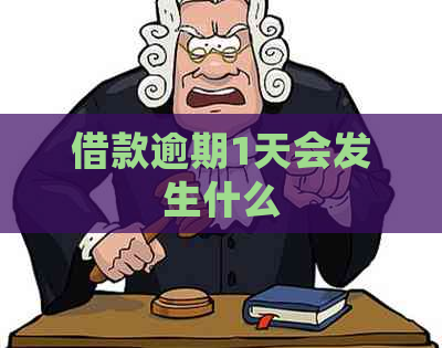 借款逾期1天会发生什么