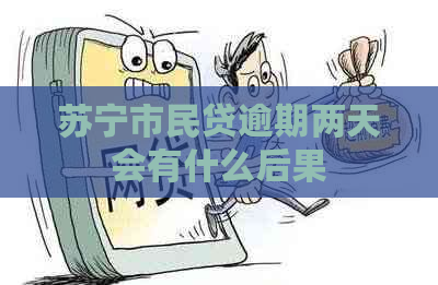 苏宁市民贷逾期两天会有什么后果