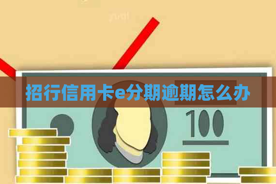 招行信用卡e分期逾期怎么办