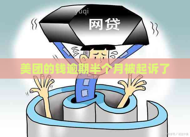 美团的钱逾期半个月被起诉了