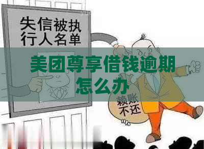 美团尊享借钱逾期怎么办