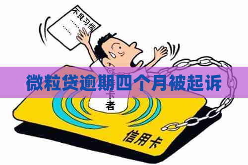 微粒贷逾期四个月被起诉