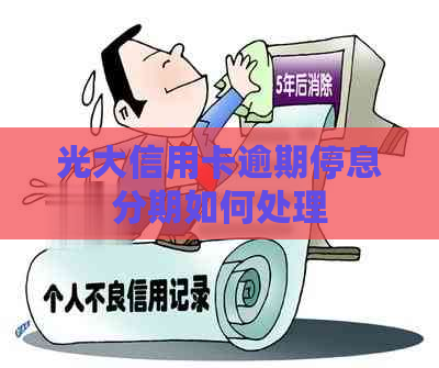 光大信用卡逾期停息分期如何处理