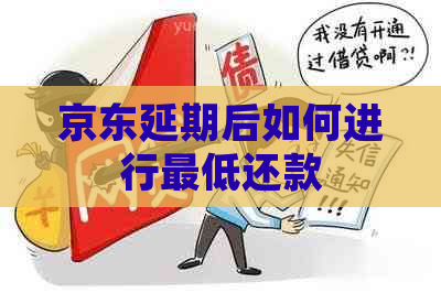 京东延期后如何进行更低还款