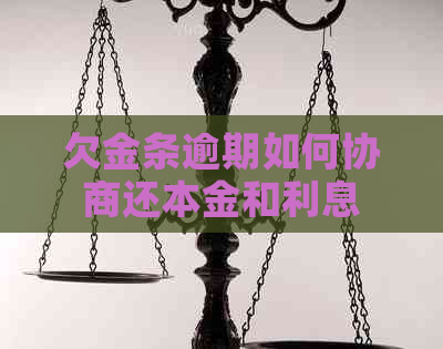 欠金条逾期如何协商还本金和利息