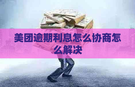 美团逾期利息怎么协商怎么解决