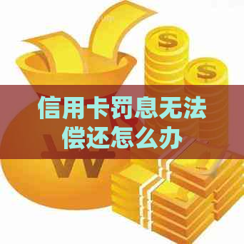 信用卡罚息无法偿还怎么办