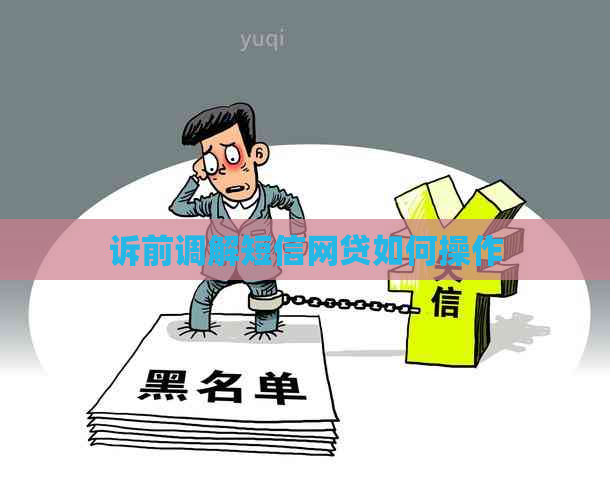 诉前调解短信网贷如何操作