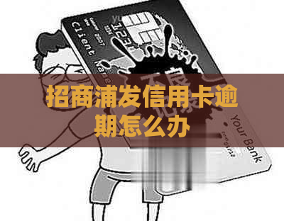 招商浦发信用卡逾期怎么办