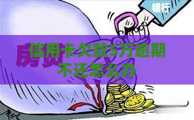信用卡欠款5万逾期不还怎么办