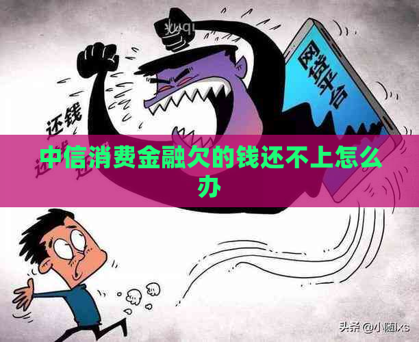中信消费金融欠的钱还不上怎么办