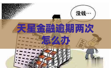 天星金融逾期两次怎么办