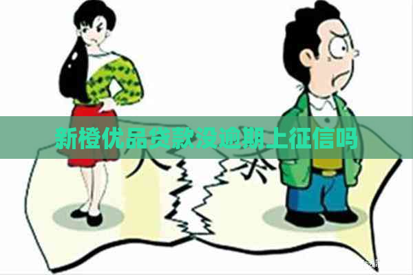 新橙优品贷款没逾期上吗