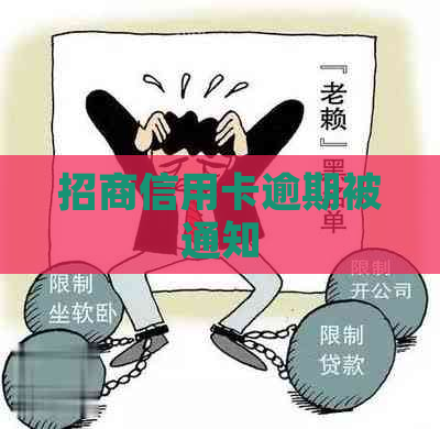 招商信用卡逾期被通知