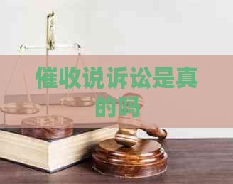 说诉讼是真的吗