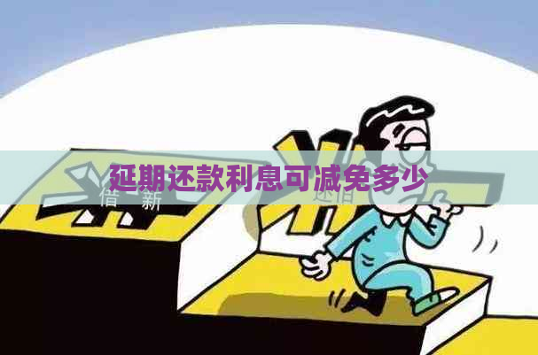 延期还款利息可减免多少