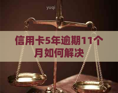 信用卡5年逾期11个月如何解决