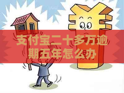 支付宝二十多万逾期五年怎么办