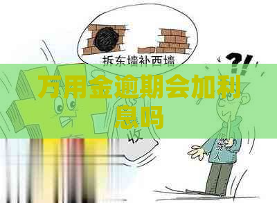 万用金逾期会加利息吗