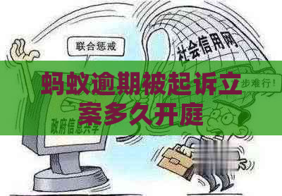 蚂蚁逾期被起诉立案多久开庭