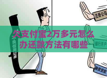 欠支付宝2万多元怎么办还款方法有哪些