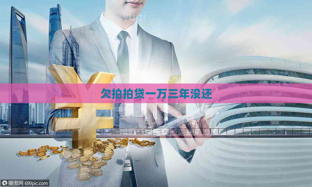 欠一万三年没还