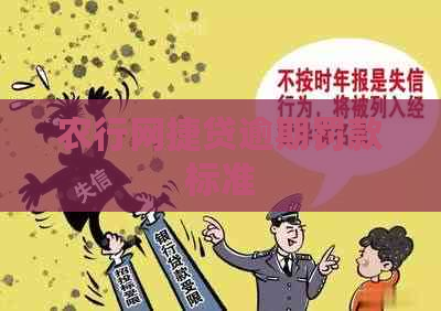 农行网捷贷逾期罚款标准